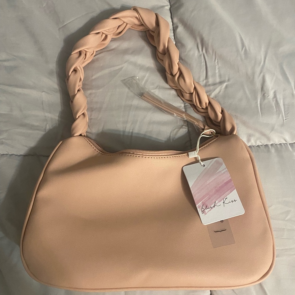 Peach colored purse